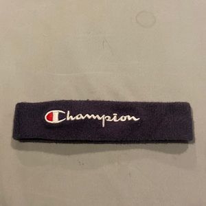 Blue champion headband